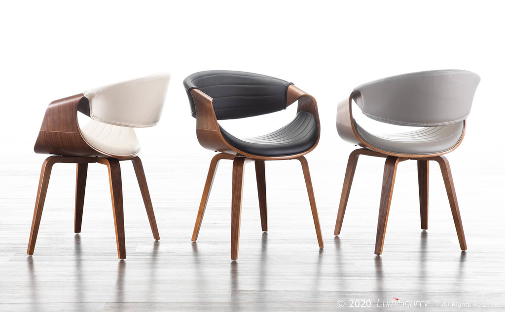 Symphony Chair - Walnut Wood, Cream PU