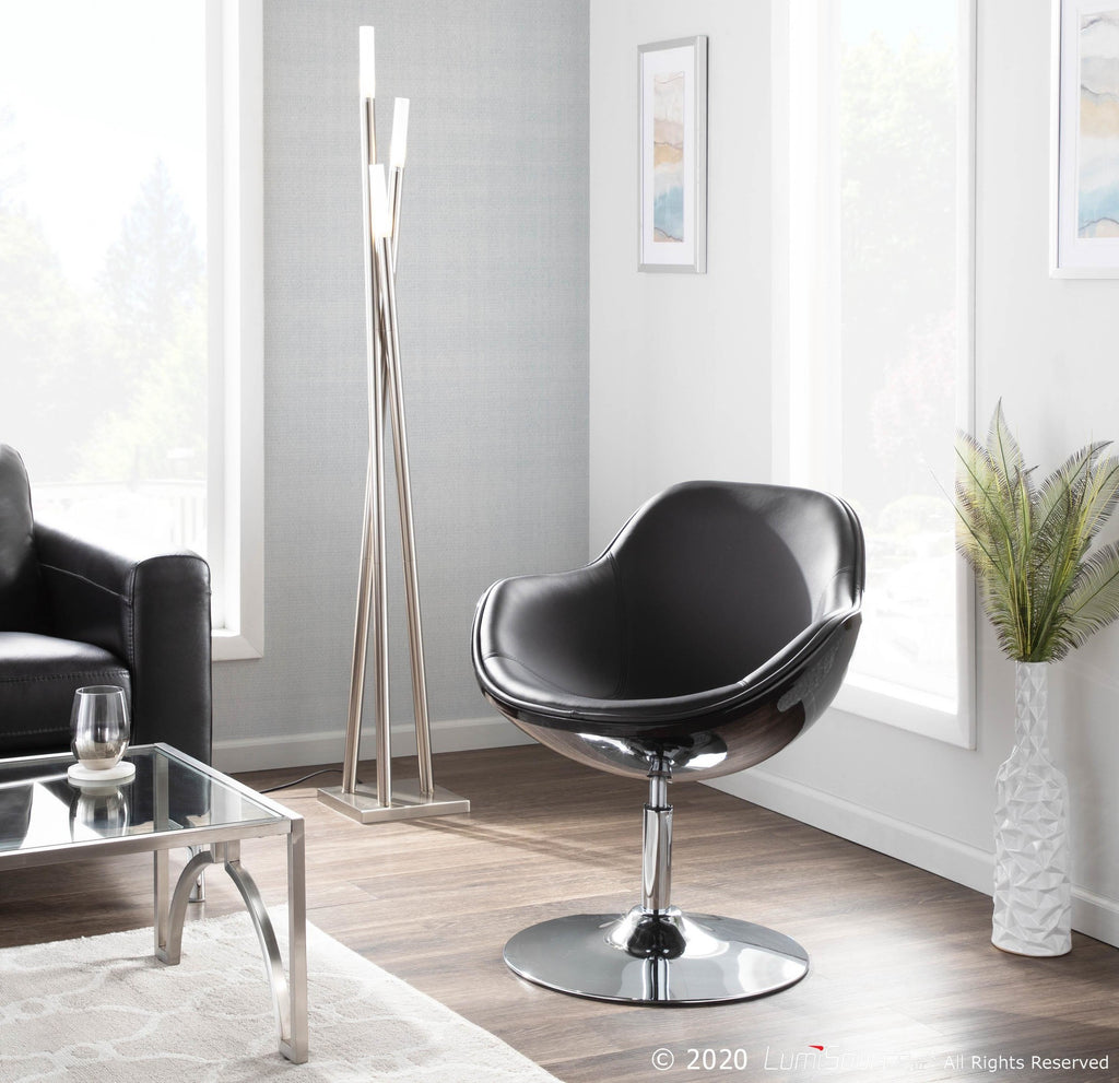 Icicle Floor Lamp - Brushed Nickel
