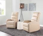 Dormi Recliner Chair - Beige PU