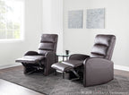 Dormi Recliner Chair - Brown PU