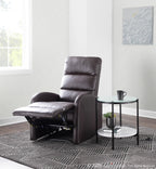 Dormi Recliner Chair - Brown PU