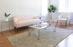 Zenn End Table - Stainless Steel, Glass