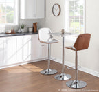 Bistro Square Bar Table - Silver Metal