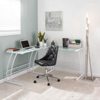 Icicle Floor Lamp - Brushed Nickel