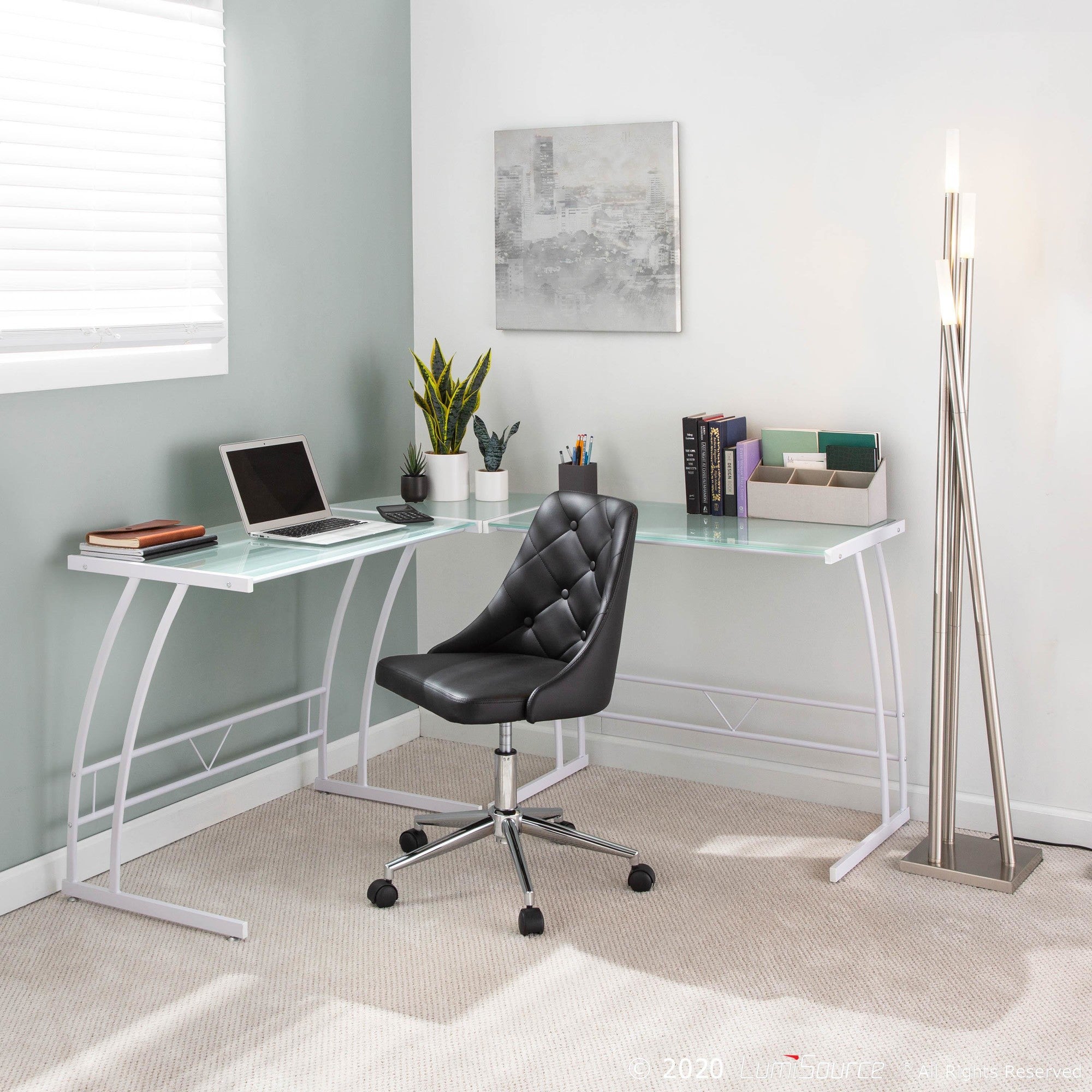 Icicle Floor Lamp - Brushed Nickel