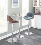 Bistro Square Bar Table - Silver Metal