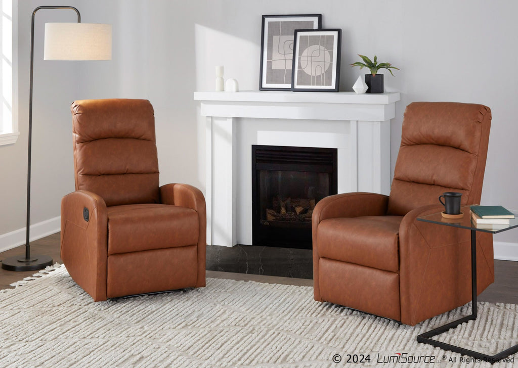 Dormi Recliner Chair - Camel PU