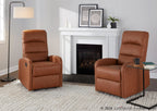 Dormi Recliner Chair - Camel PU