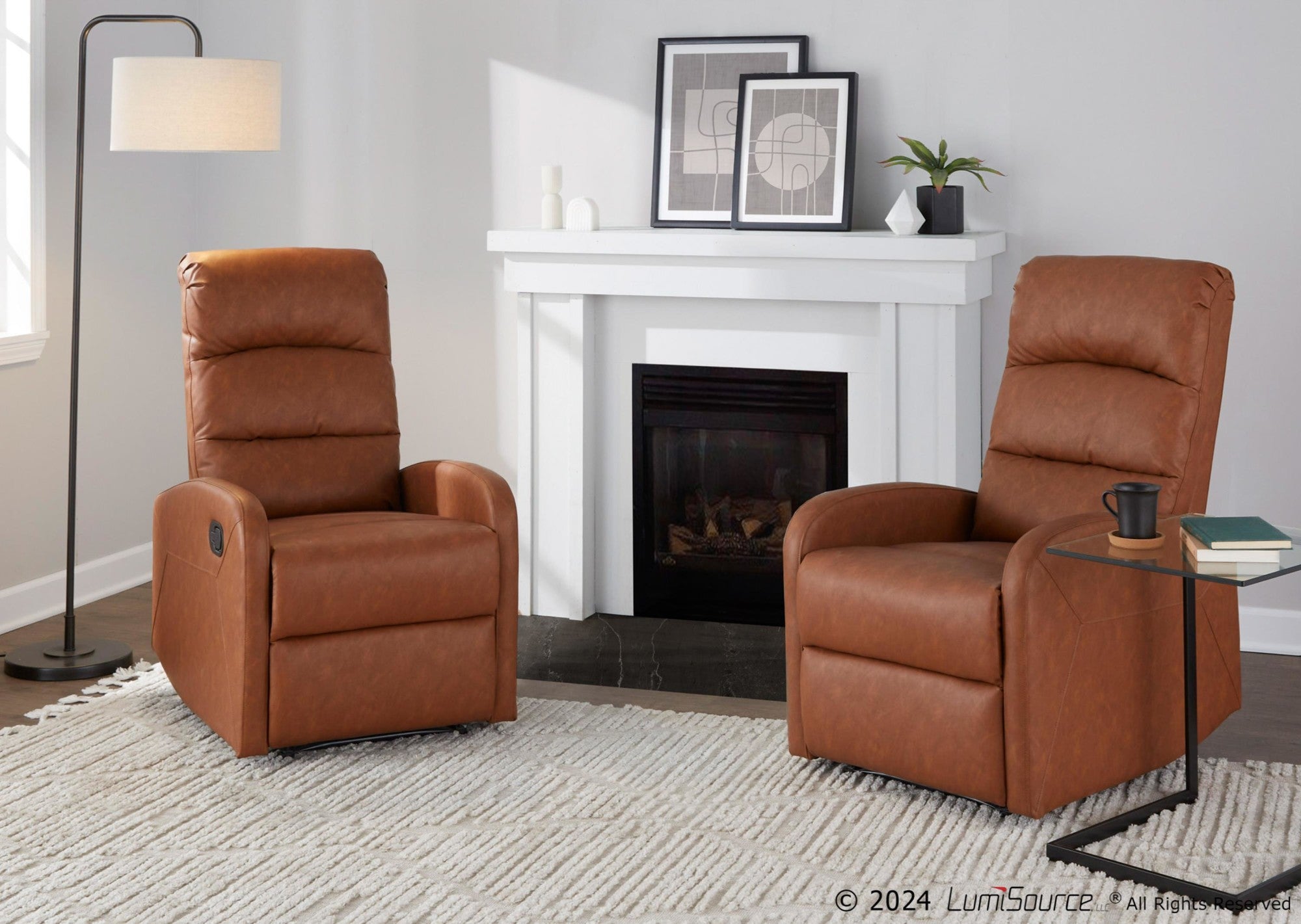Dormi Recliner Chair - Camel PU