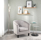 Icicle Floor Lamp - Brushed Nickel