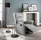 Dormi Recliner Chair - Brown PU