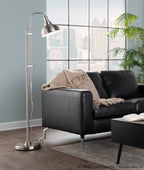 Emery Floor Lamp - Nickel