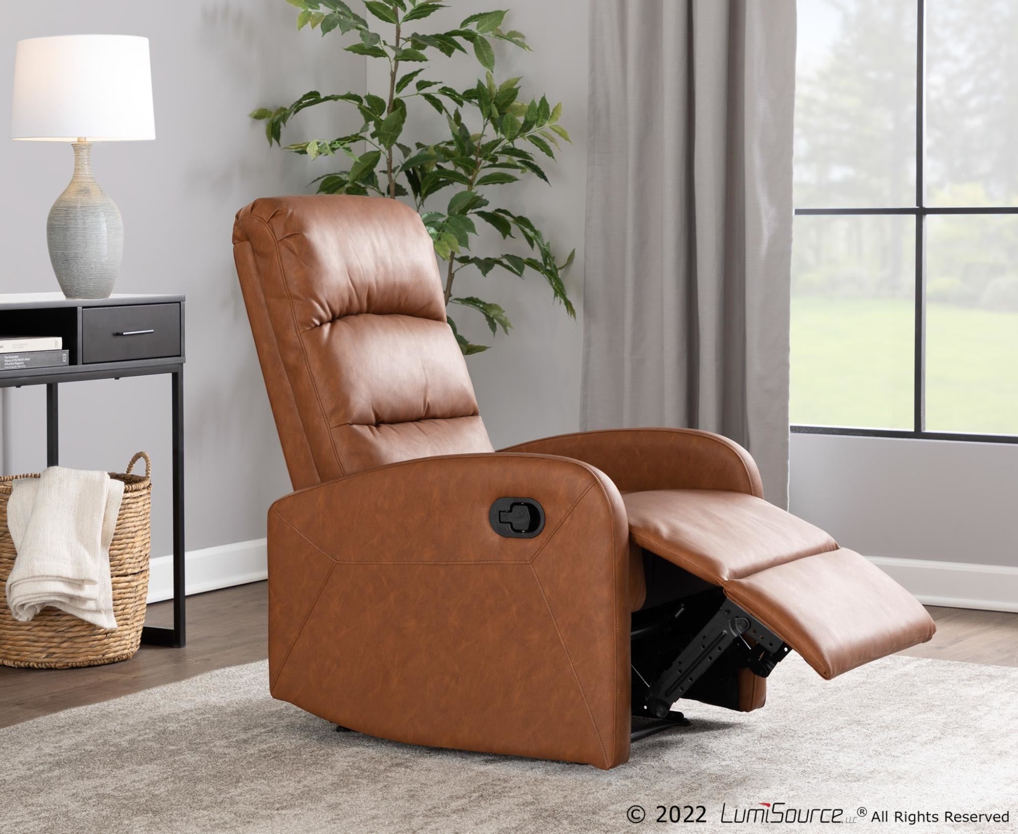 Dormi Recliner Chair - Camel PU