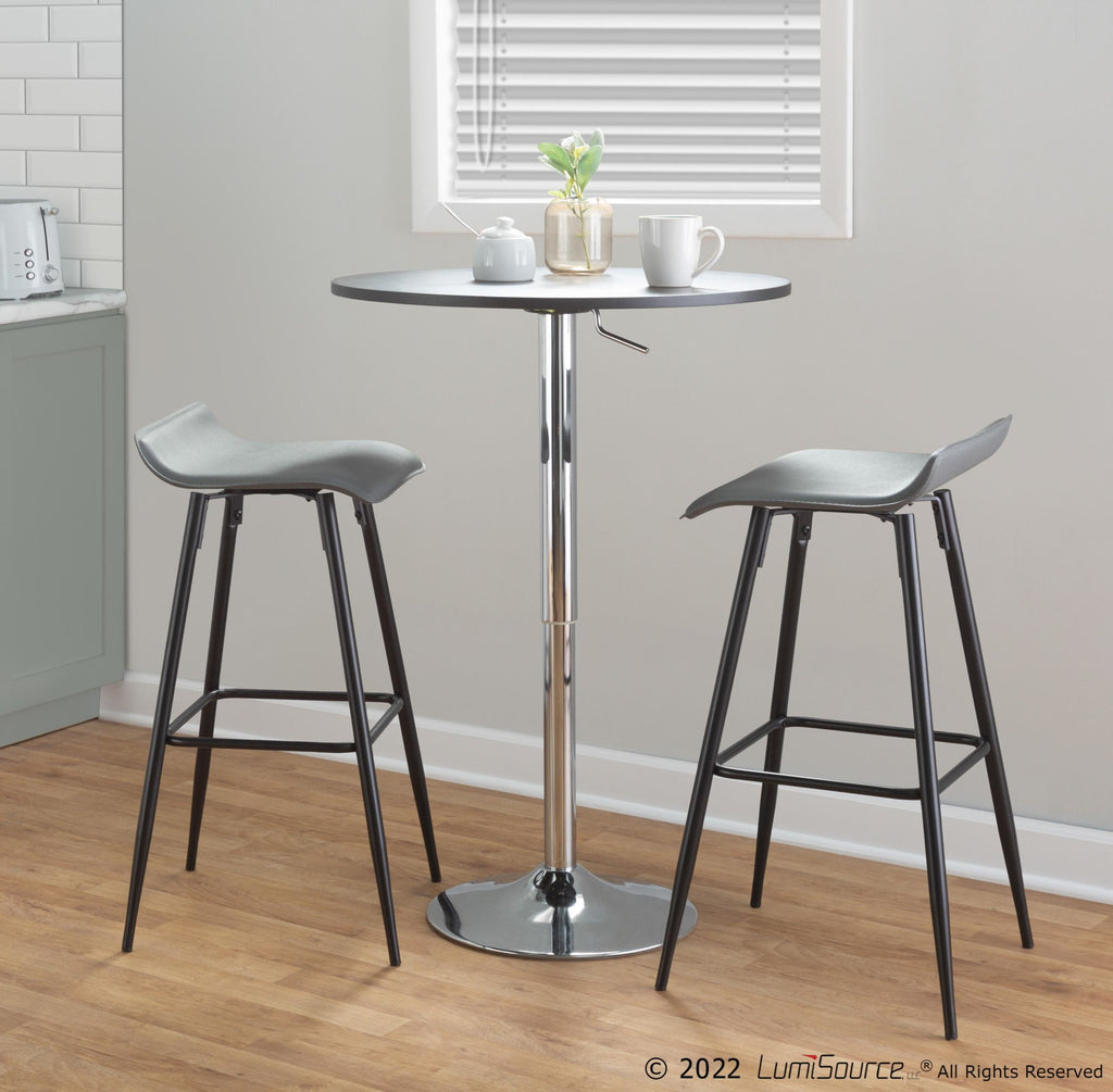 Tool-less Elia - Chrome, Black Wood
