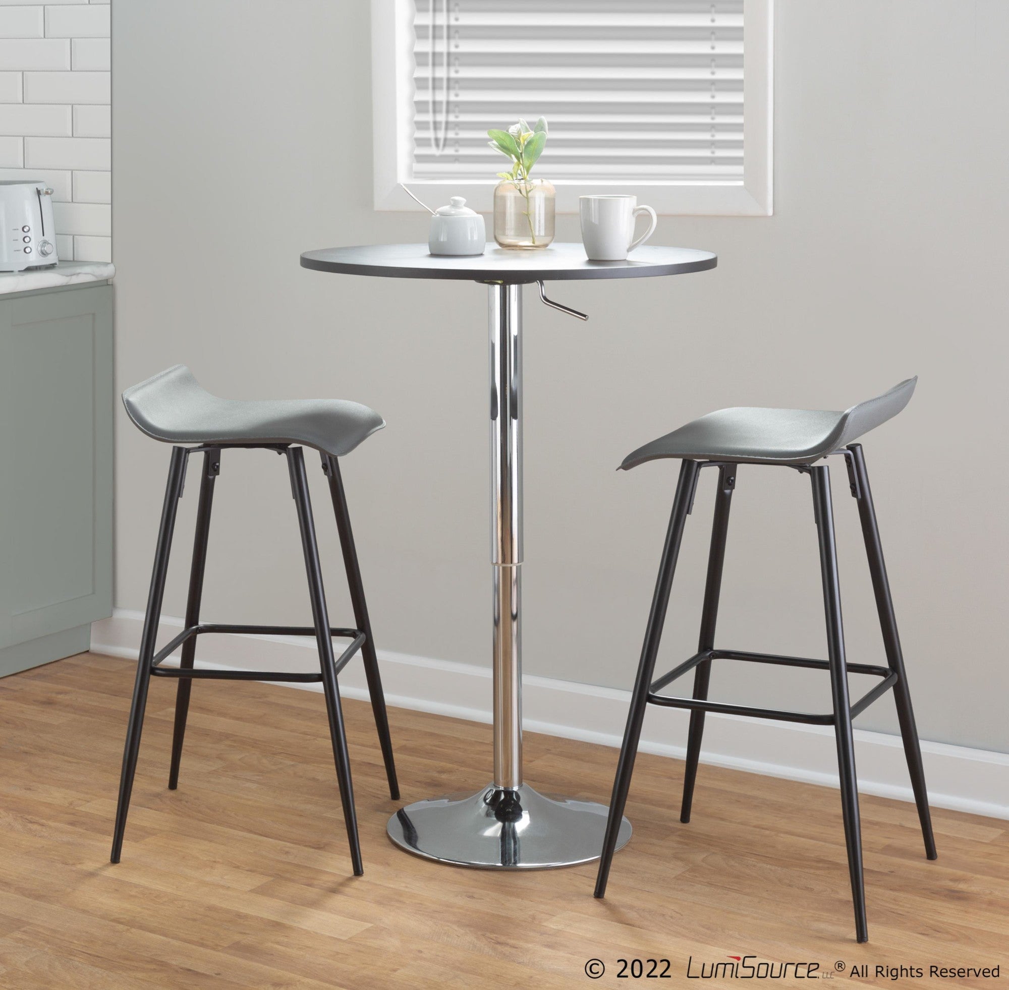 Tool-less Elia - Chrome, Black Wood