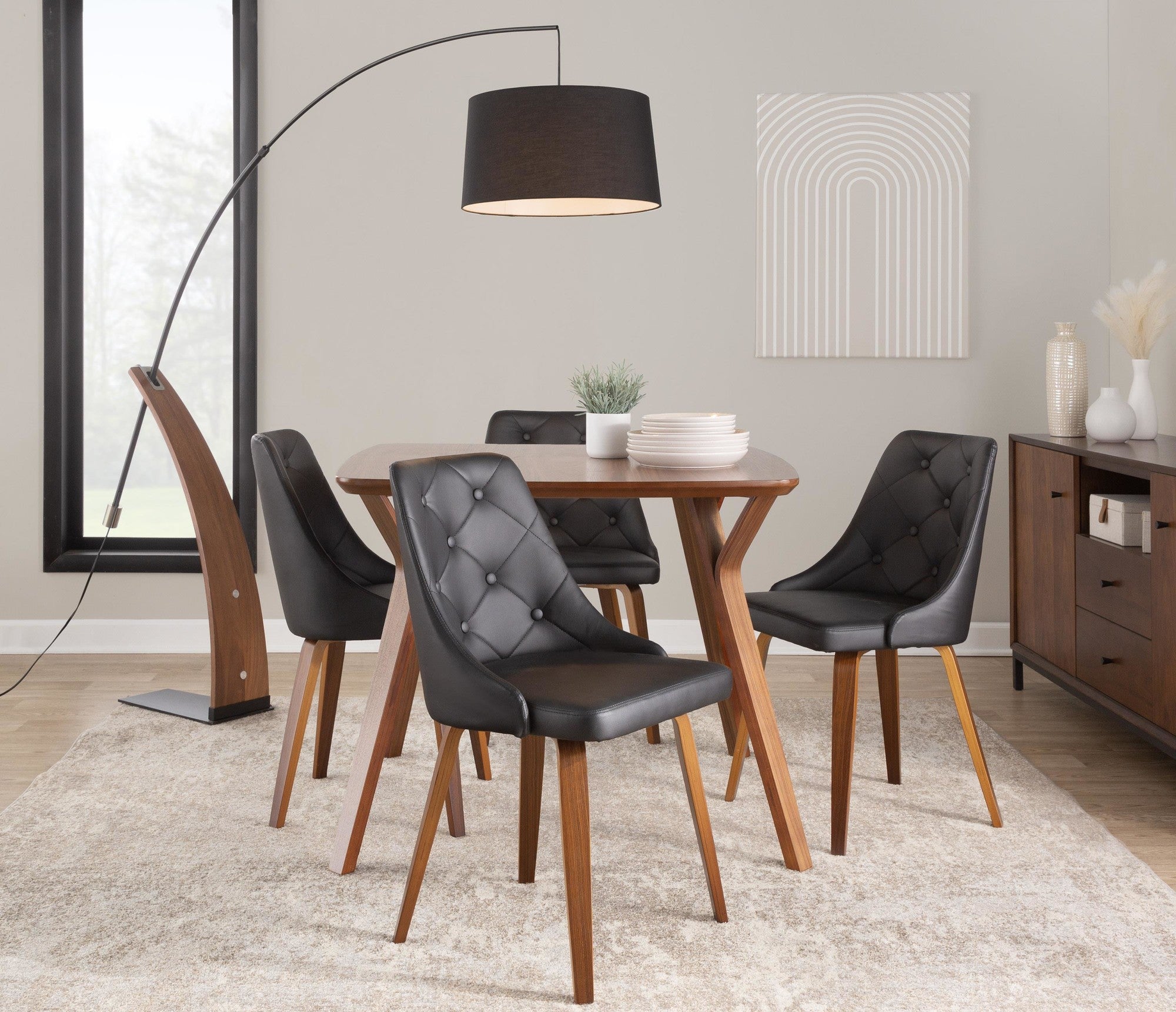 Folia Dinette Table - Walnut Wood