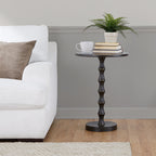 Bora 26.75" Metal Accent Table - Oil Rubbed Bronze