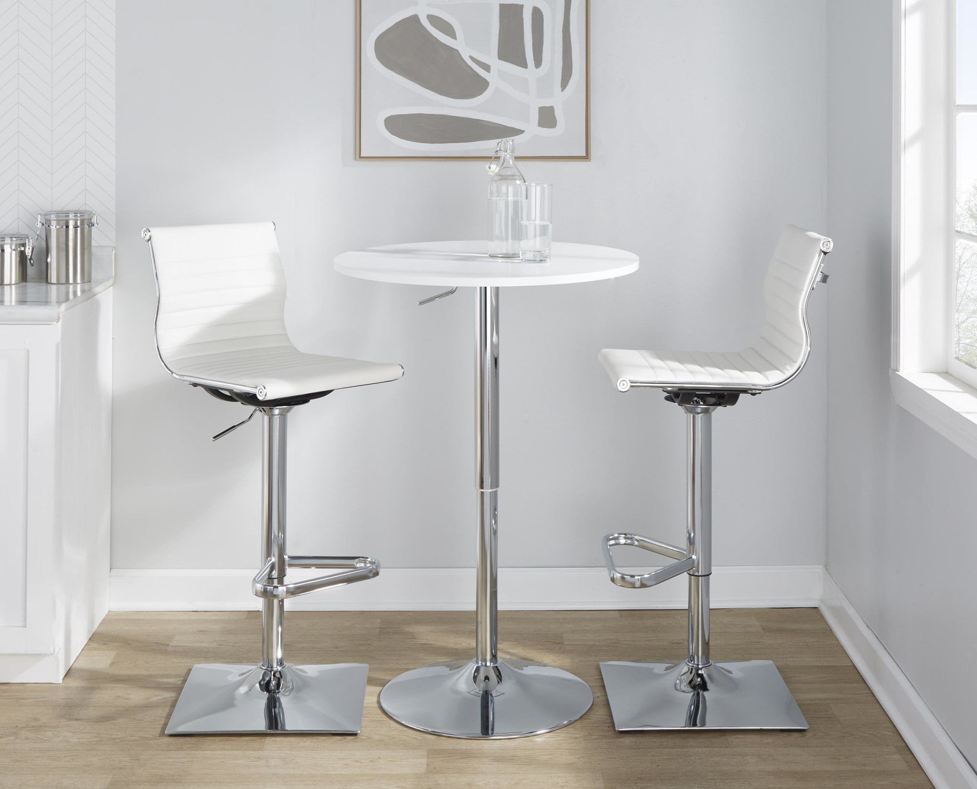 Tool-less Elia - Chrome, White