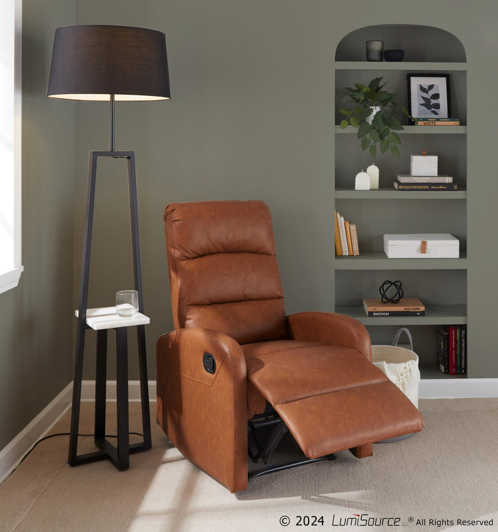 Dormi Recliner Chair - Camel PU