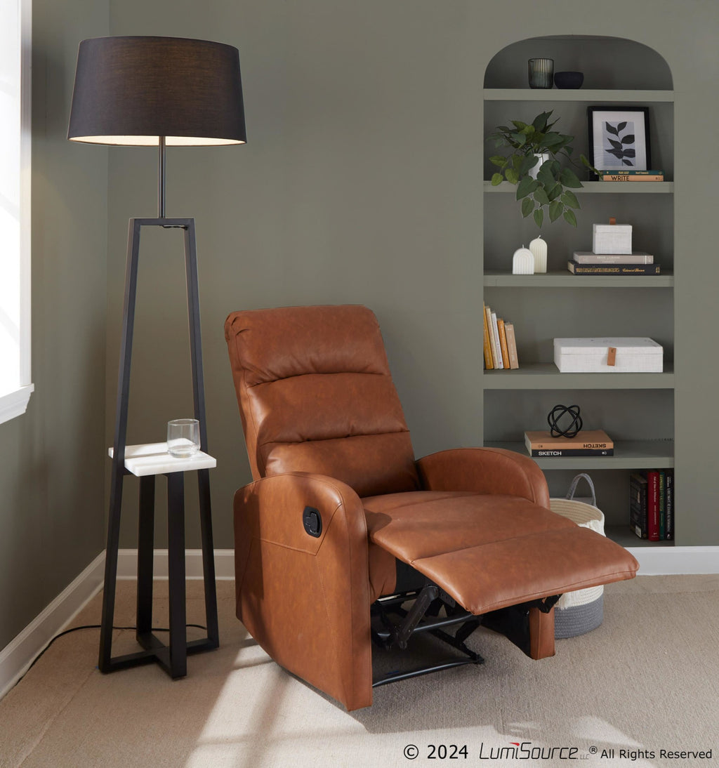Dormi Recliner Chair - Camel PU