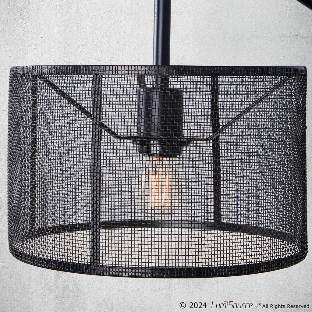 Mod Mesh 27" Metal Task Lamp With Usb - Set of 2 - Oil Bronze, Painted Gold Metal