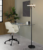 Glacier Office Desk - Clear