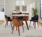 Folia Dinette Table - Walnut Wood