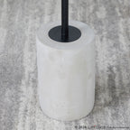 Symbol Side Table - Concrete, Black Steel