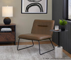 Kona 23" Polyresin Table Lamp - Set of 2 - Matte Black Polyresin, Modern Brass, Natural Linen