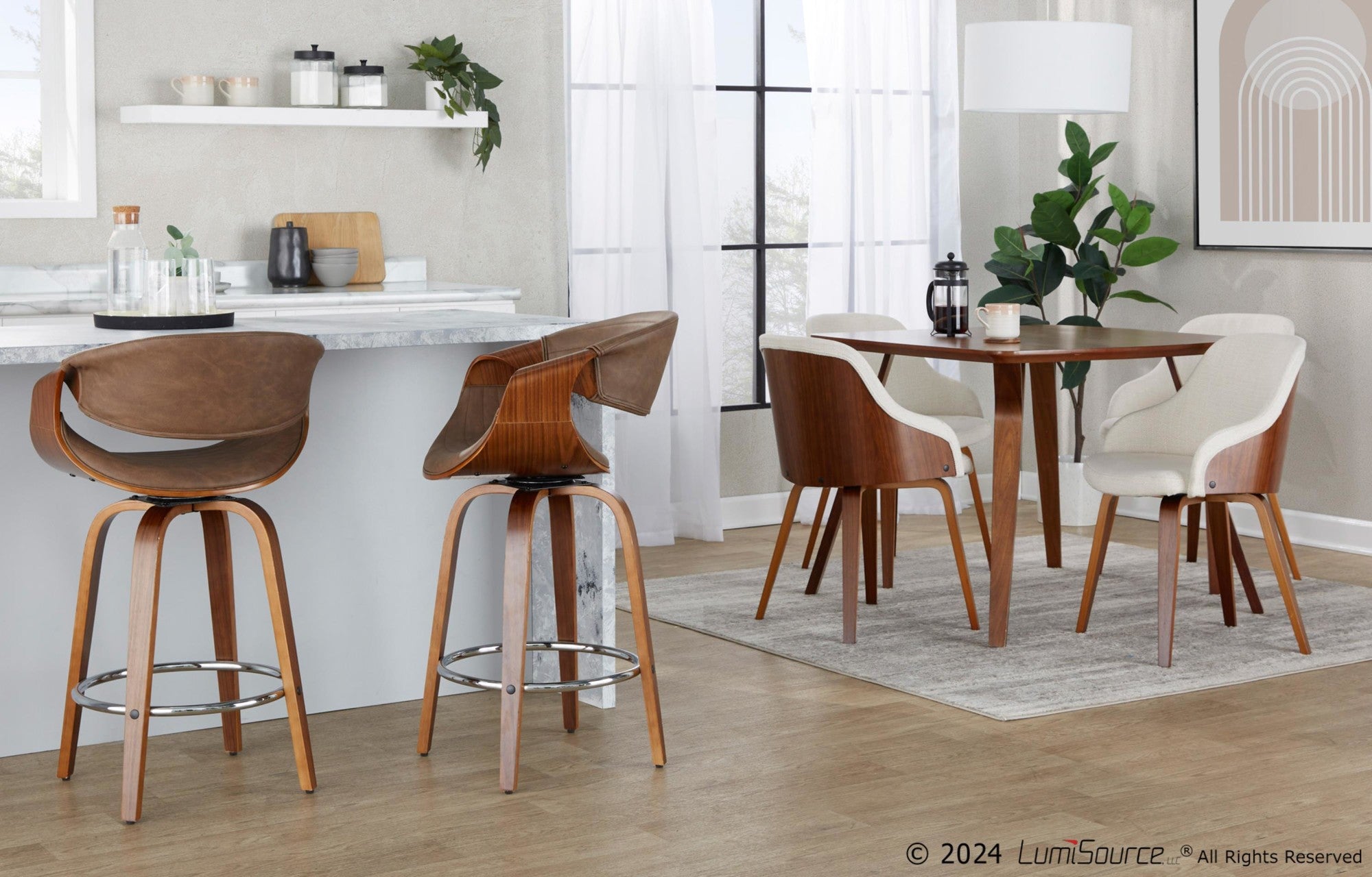 Folia Dinette Table - Walnut Wood