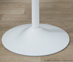 Pebble 3-Height Table - White Metal, White Mdf