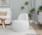 Kimi Accent Chair - White Sherpa