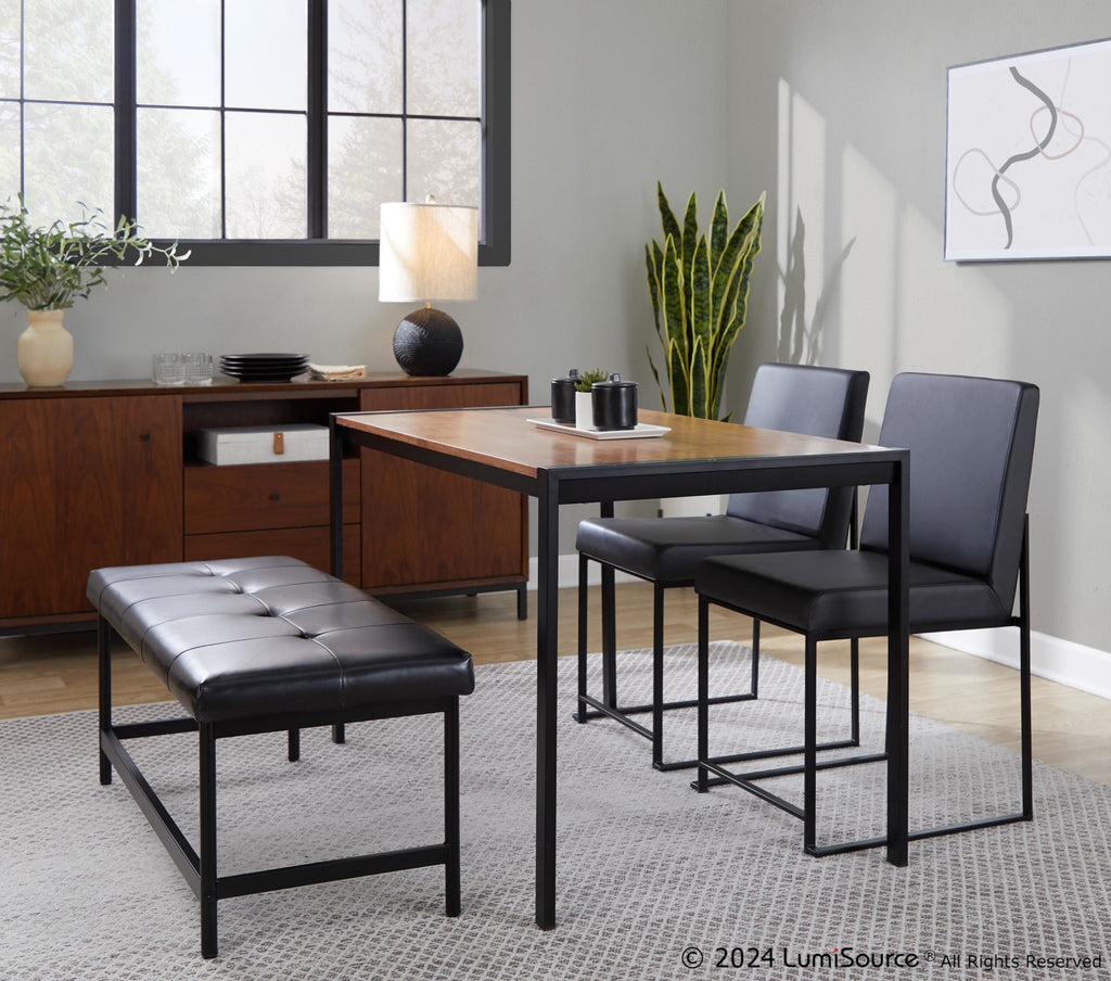 Fuji Bench - Black Metal, Black PU