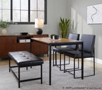 Fuji Bench - Black Metal, Black PU