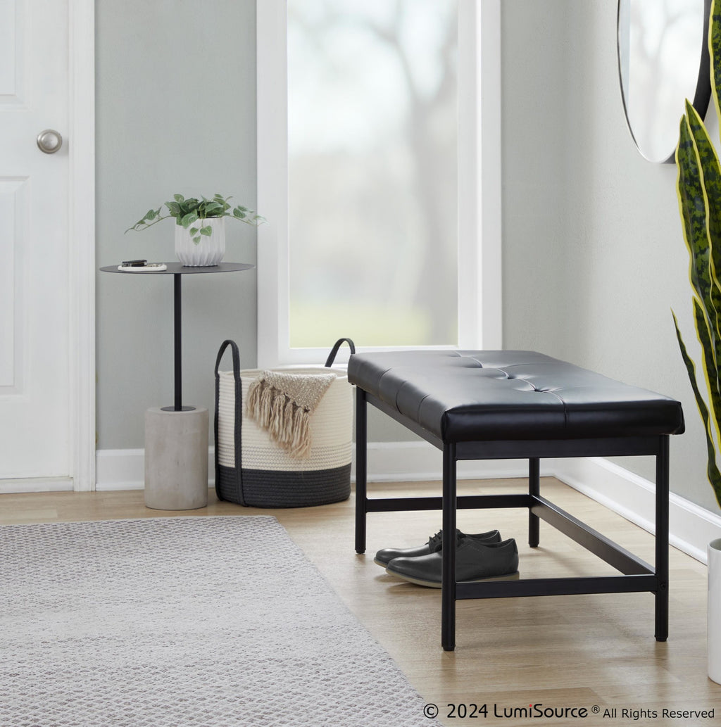 Fuji Bench - Black Metal, Black PU