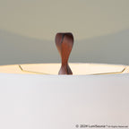 Curvo 30" Polyresin Table Lamp - Set of 2 - Copper Bronze Polyresin, Natural Linen