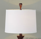 Curvo 30" Polyresin Table Lamp - Set of 2 - Copper Bronze Polyresin, Natural Linen