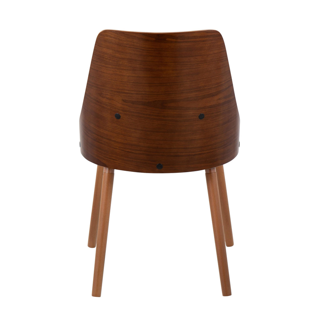 Anabelle Chair - Walnut Wood, Cream Fabric