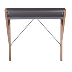 Archer Desk - Walnut Wood, Grey Wood