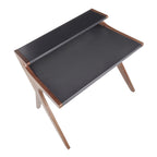 Archer Desk - Walnut Wood, Grey Wood