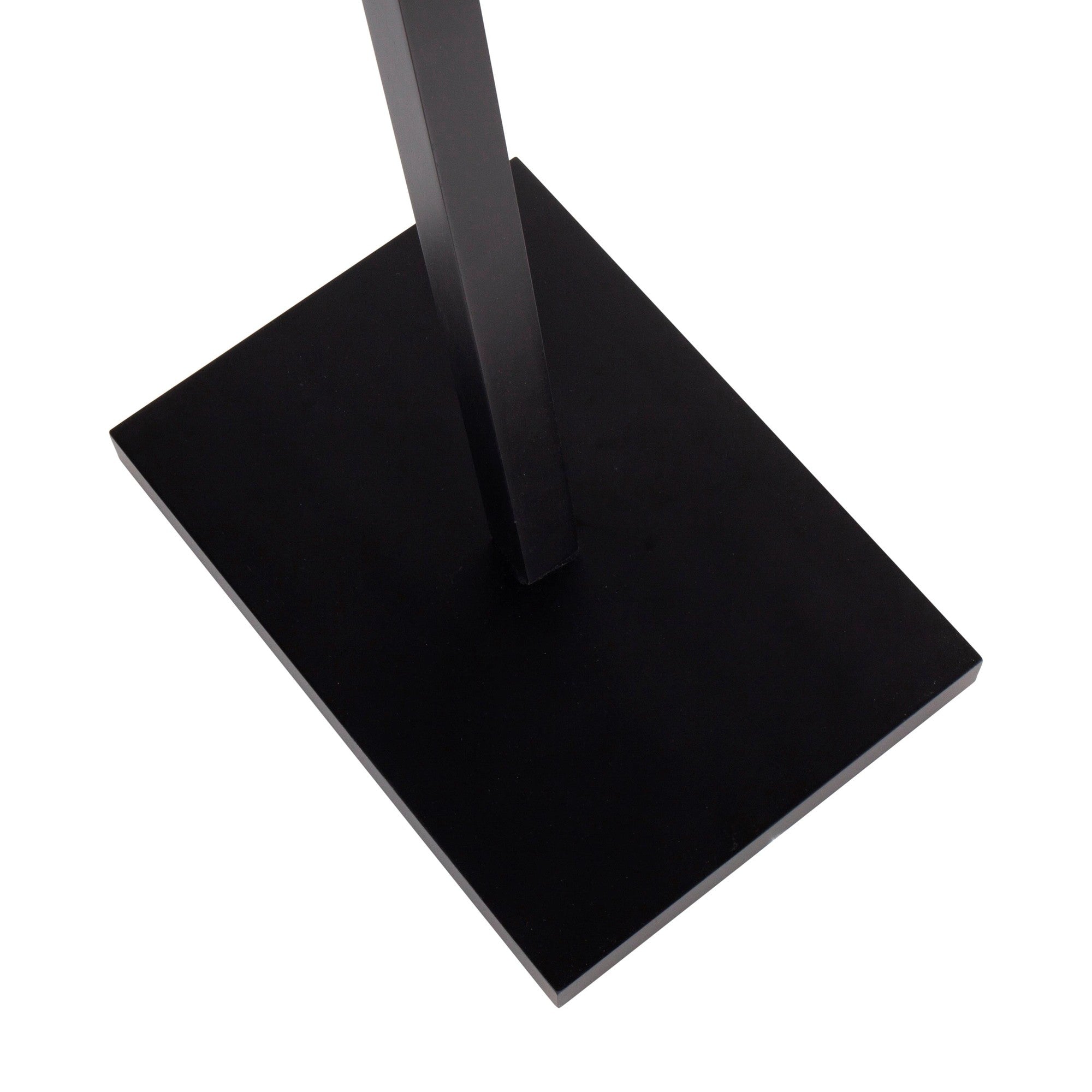 Arturo Floor Lamp - Black Wood, Black Steel, Rattan