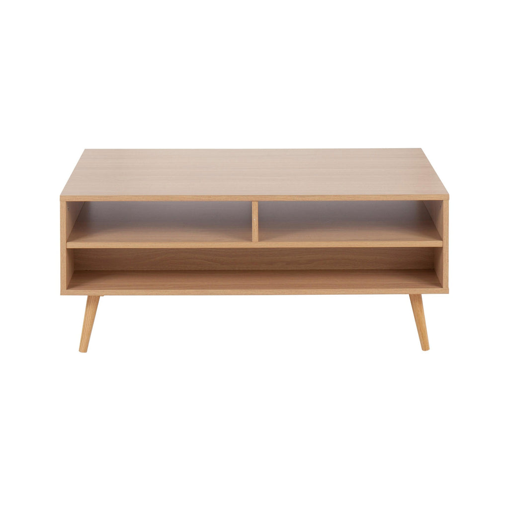 Astro Coffee Table - Natural Wood, White Wood