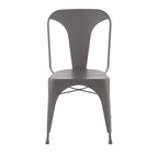 Austin Dining Chair - Set of 2 - Grey Metal