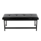 Fuji Bench - Black Metal, Black PU