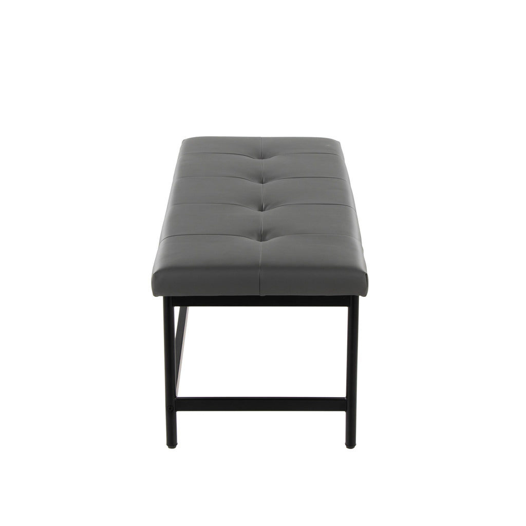 Fuji Bench - Black Metal, Grey PU