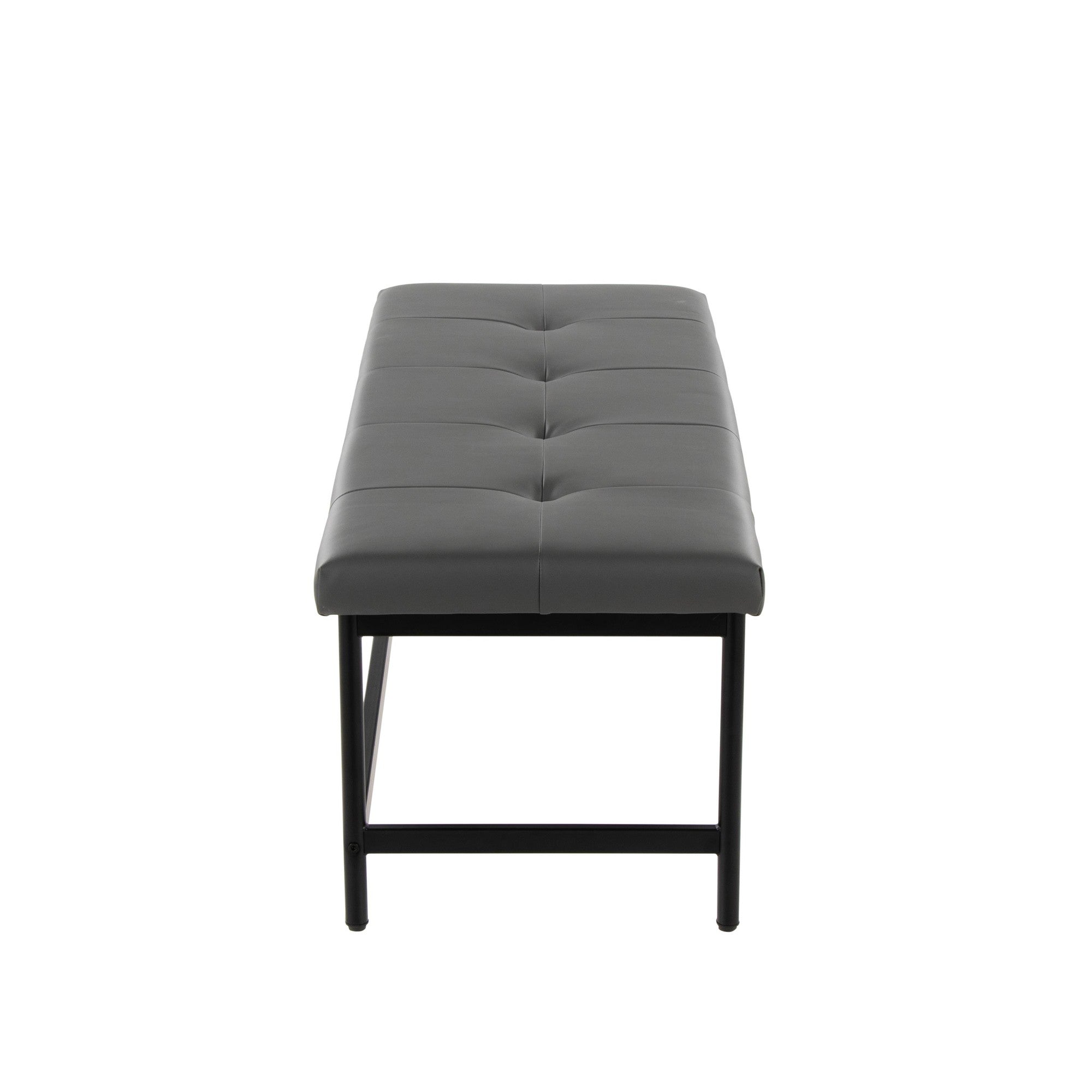 Fuji Bench - Black Metal, Grey PU
