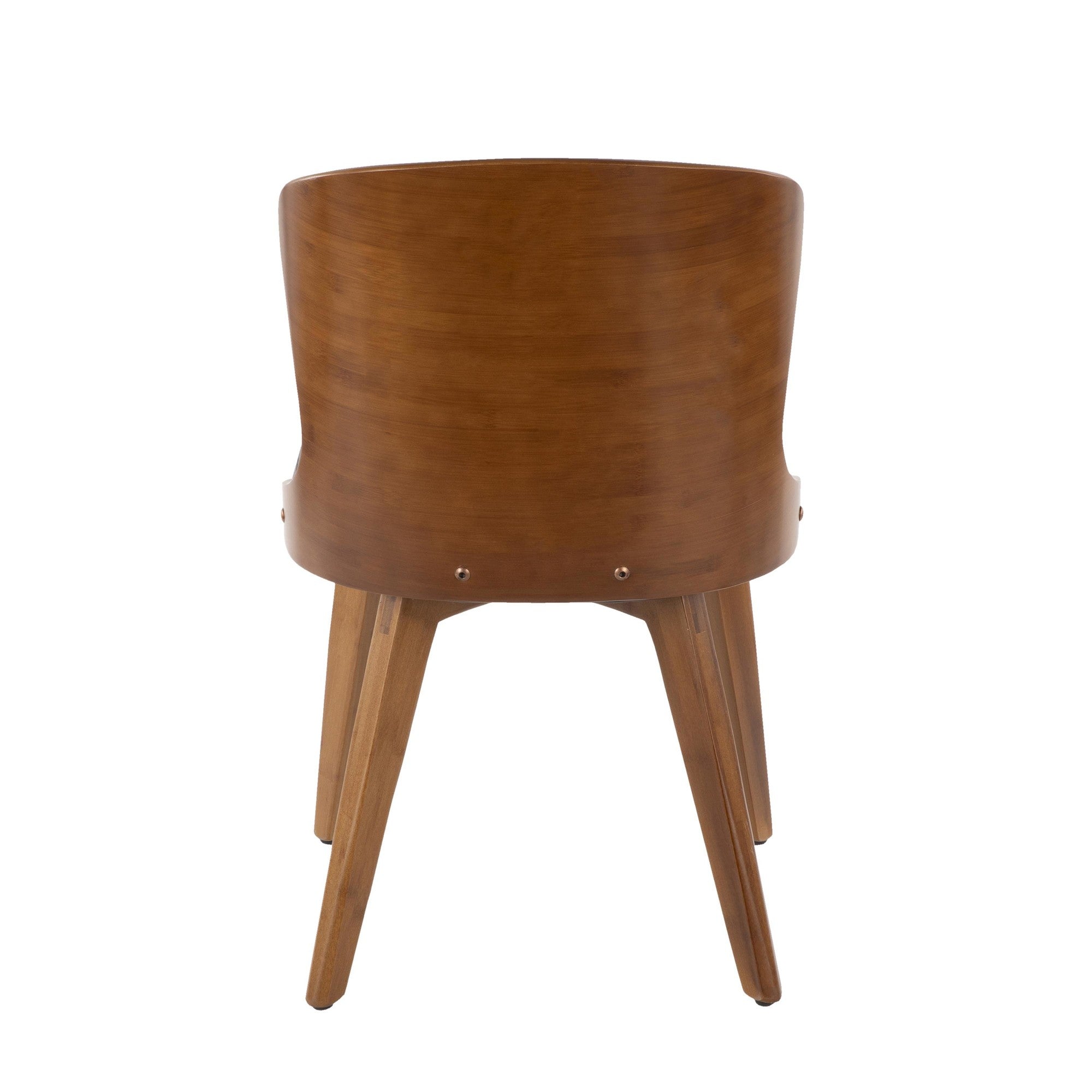 Bocello Chair - Walnut Bamboo, Black PU