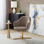 Lloyd 26" Polyresin Table Lamp  - Set of 2 - Sanded Matte White Polyresin, Modern Brass, White Linen