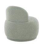 Kimi Accent Chair - Green Sherpa