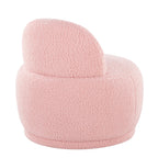 Kimi Accent Chair - Pink Sherpa